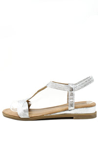 Metallic Twist Sandal