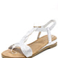 Metallic Twist Sandal