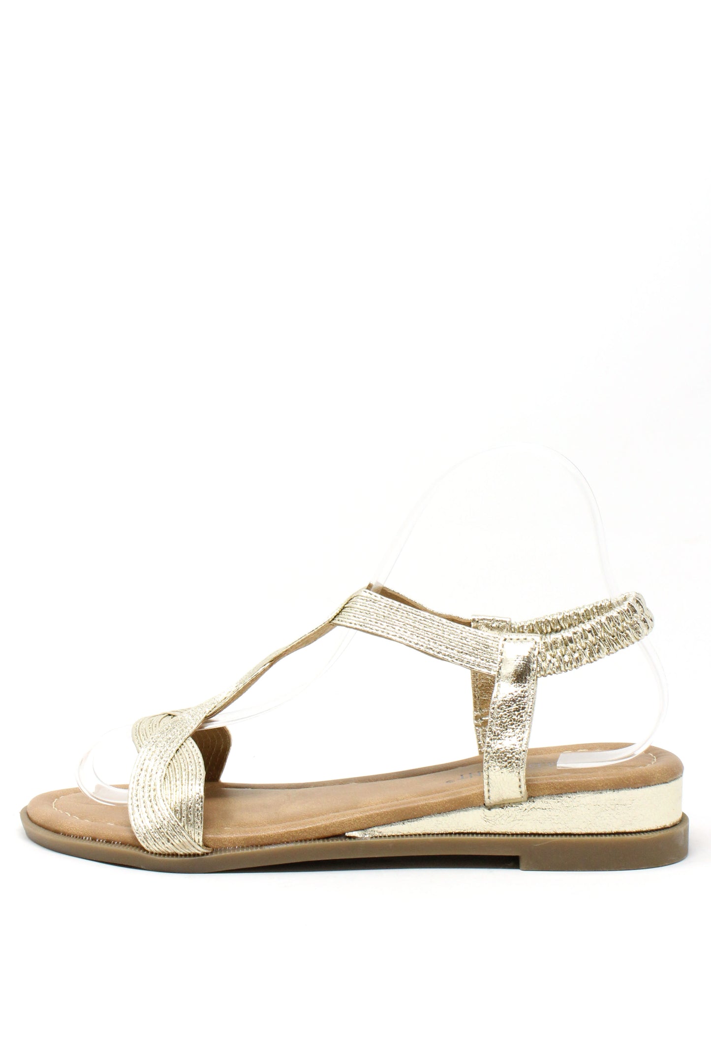 Metallic Twist Sandal