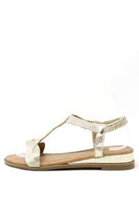 Metallic Twist Sandal