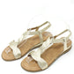 Metallic Twist Sandal