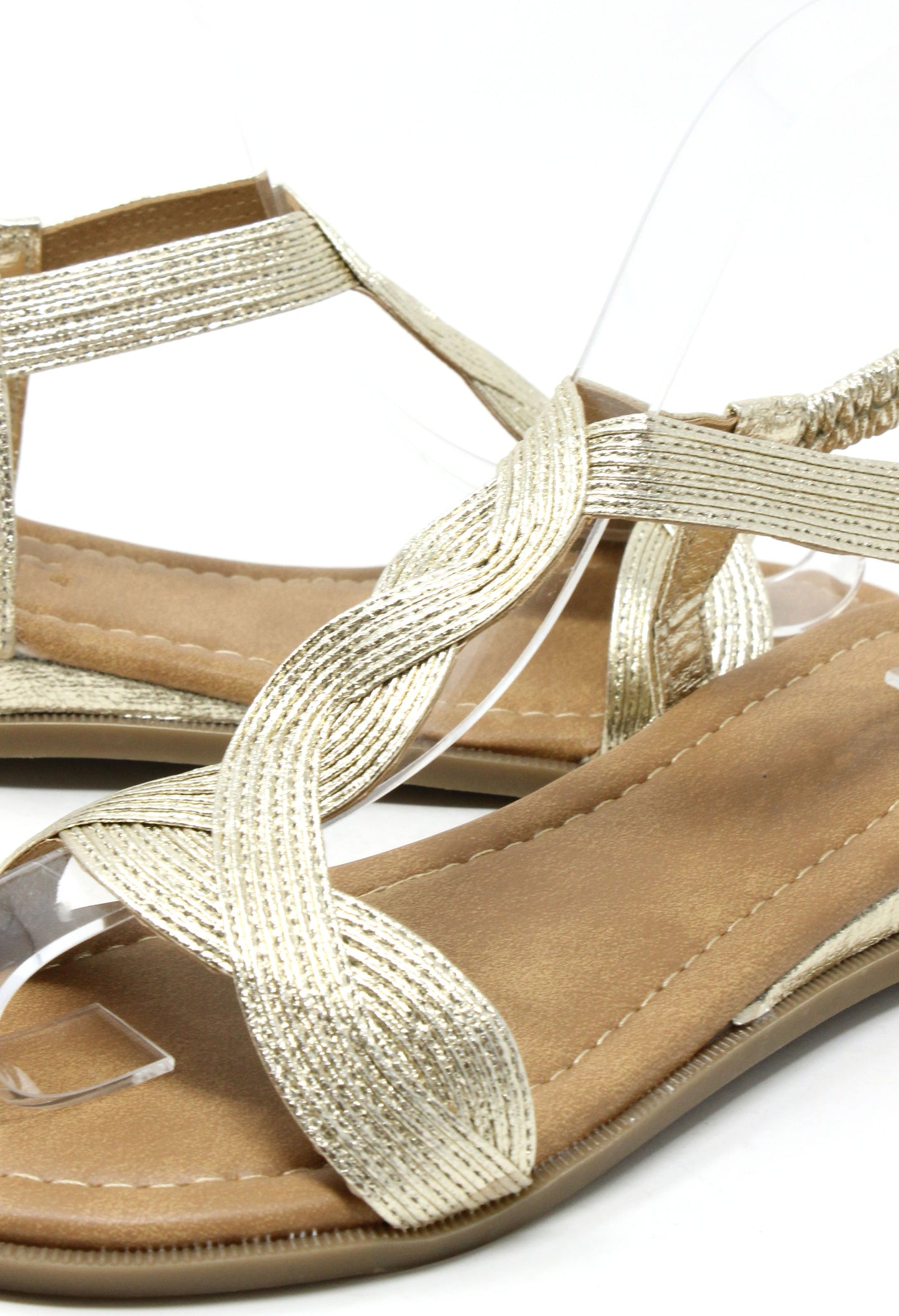Metallic Twist Sandal