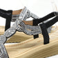 Diamante Mosaic Wedge Sandal