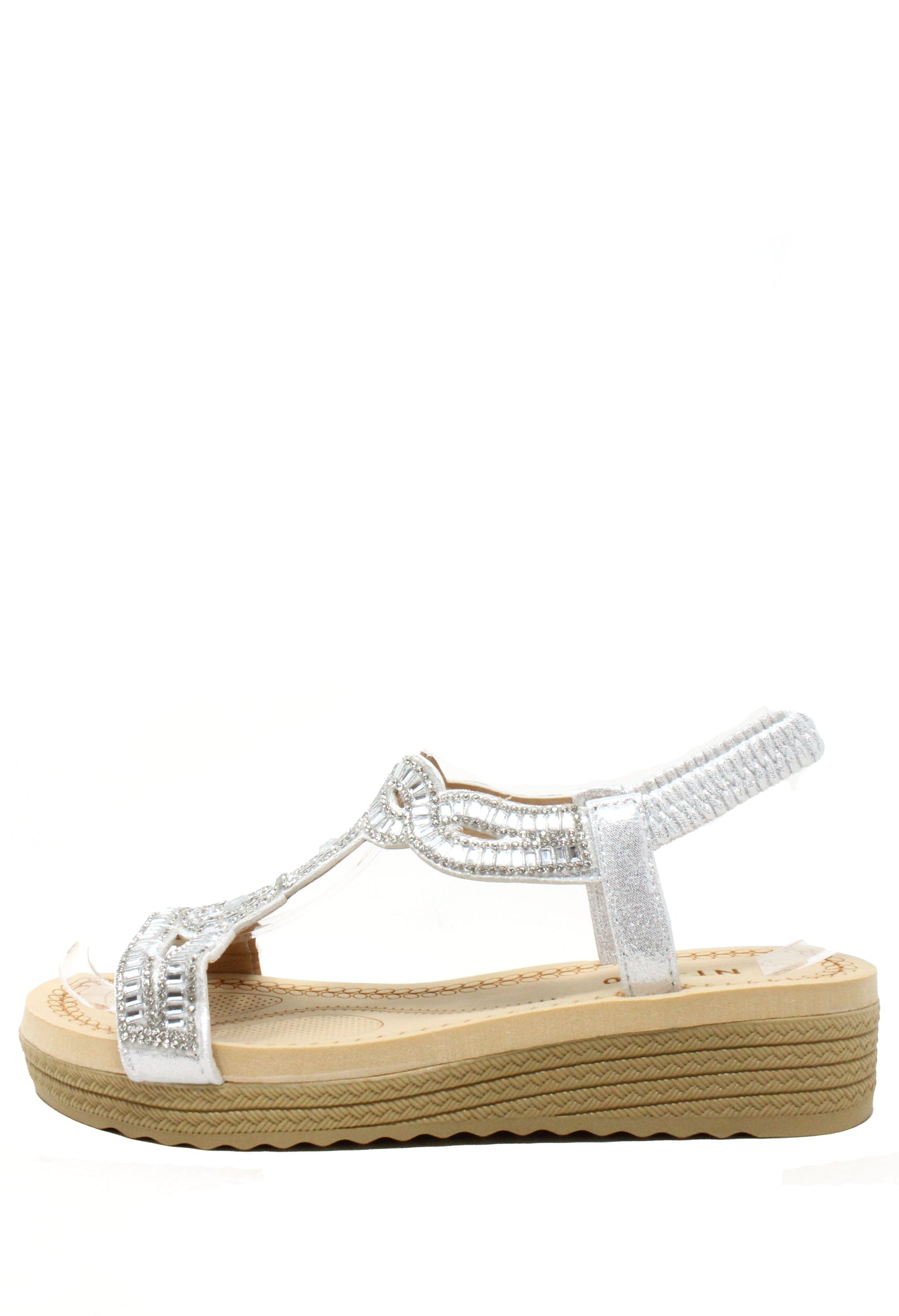 Diamante Mosaic Wedge Sandal