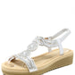 Diamante Mosaic Wedge Sandal