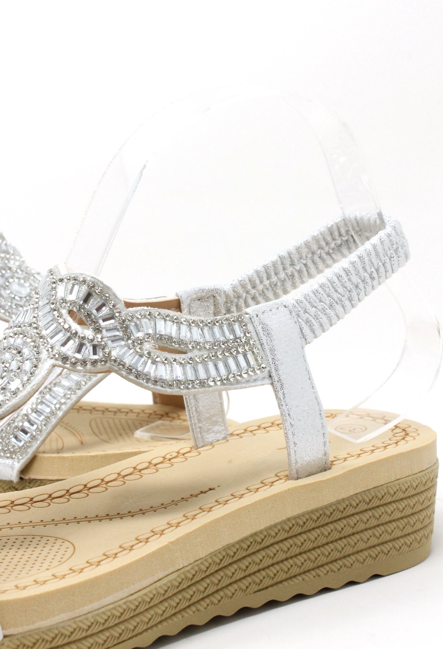 Diamante Mosaic Wedge Sandal