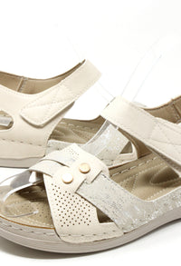 Comfort Cross Strap Sandals