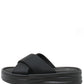 Cross Strap Platform Slide