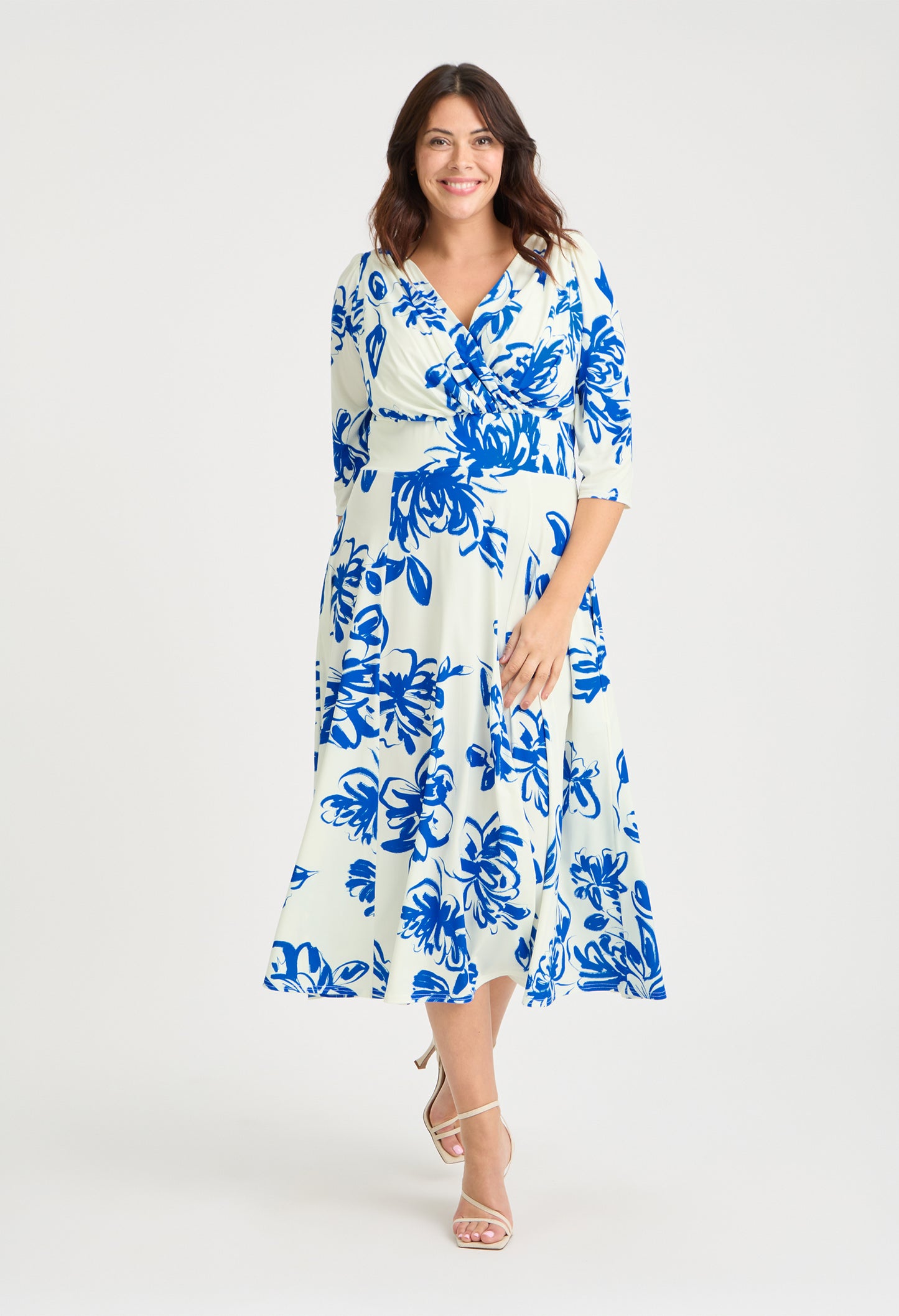 Helena Curve+ Midi Dress