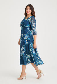 Helena Curve+ Midi Dress