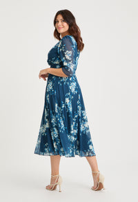 Helena Curve+ Midi Dress