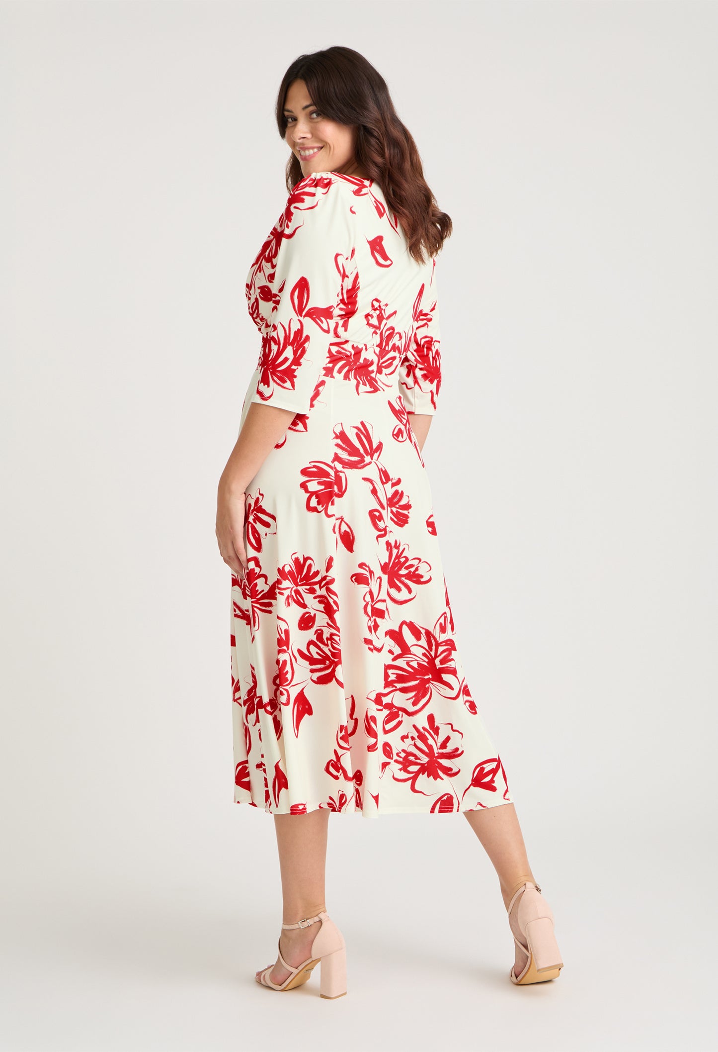 Helena Curve+ Midi Dress