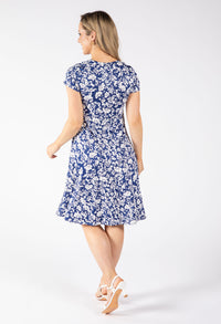Tempo Floral Print V-Neck Dress