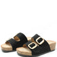 Soft Gold Buckle Sandal