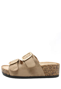 Soft Gold Buckle Sandal