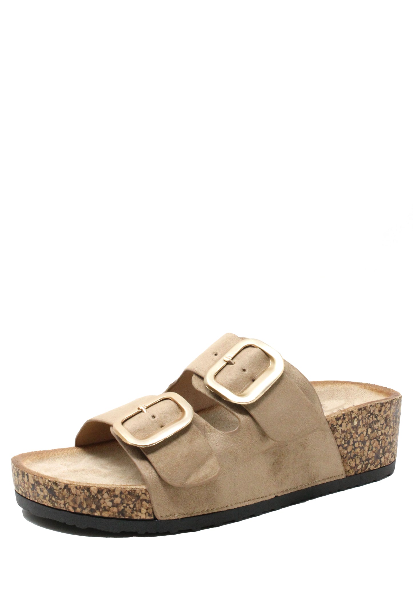 Soft Gold Buckle Sandal