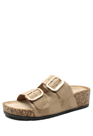 Soft Gold Buckle Sandal
