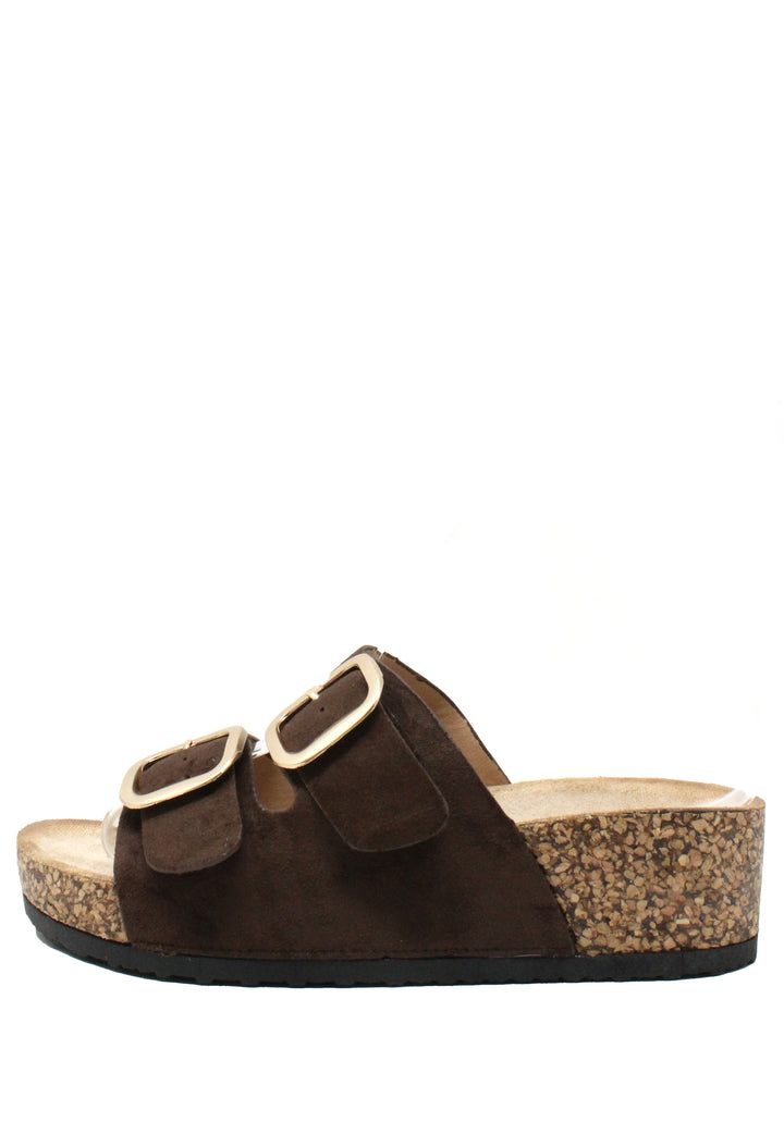 Soft Gold Buckle Sandal