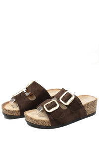 Soft Gold Buckle Sandal