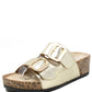 Soft Gold Buckle Sandal