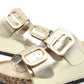 Soft Gold Buckle Sandal