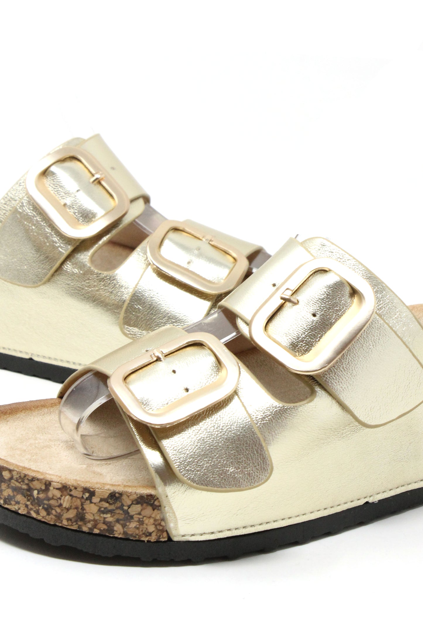 Soft Gold Buckle Sandal