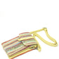 Straw Striped Crossbody Bag