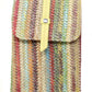 Straw Striped Crossbody Bag
