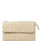 Straw Striped Mini Crossbody Bag