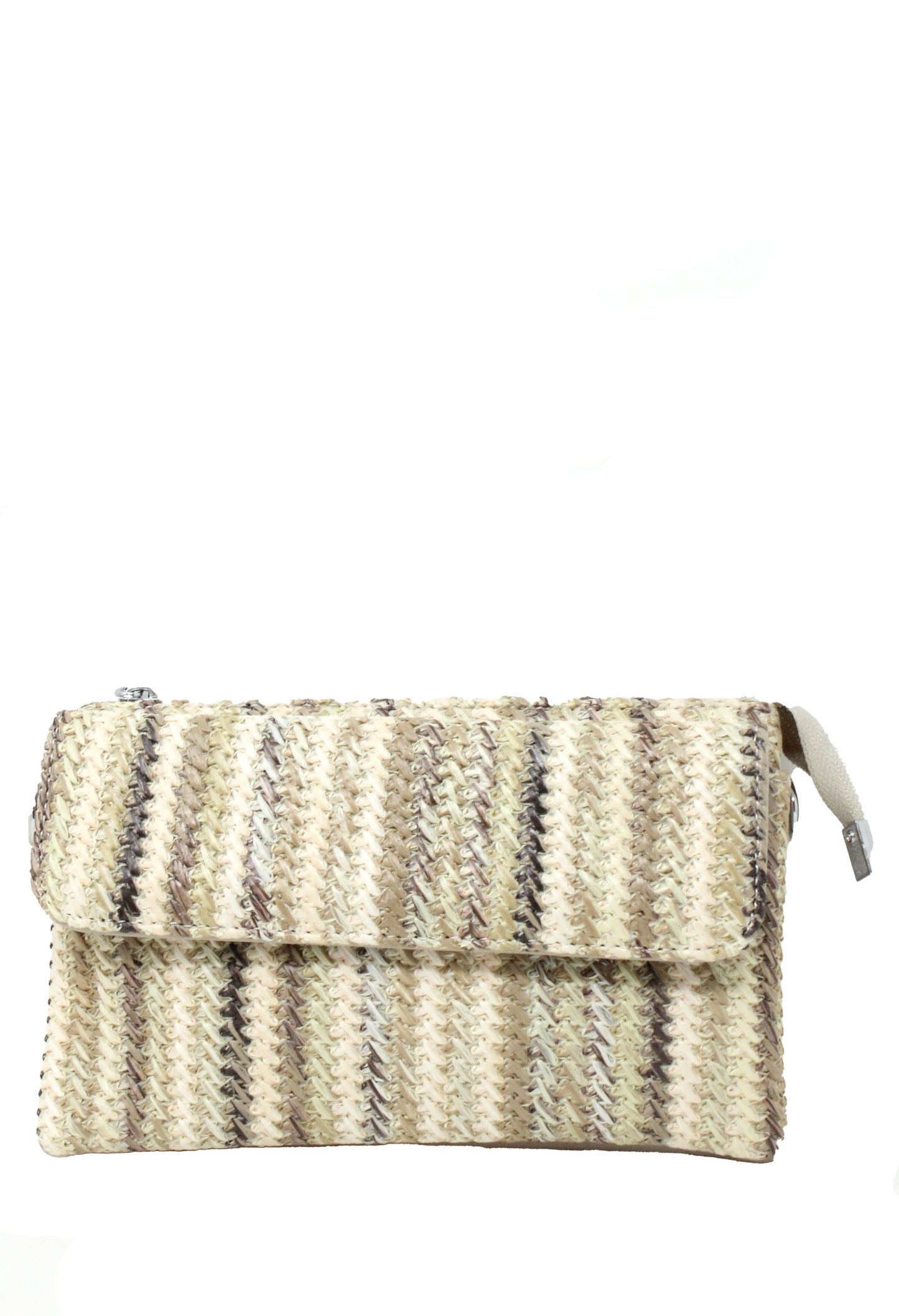 Straw Striped Mini Crossbody Bag