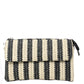 Straw Striped Mini Crossbody Bag