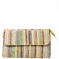 Straw Striped Mini Crossbody Bag
