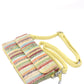Straw Striped Mini Crossbody Bag