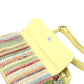 Straw Striped Mini Crossbody Bag