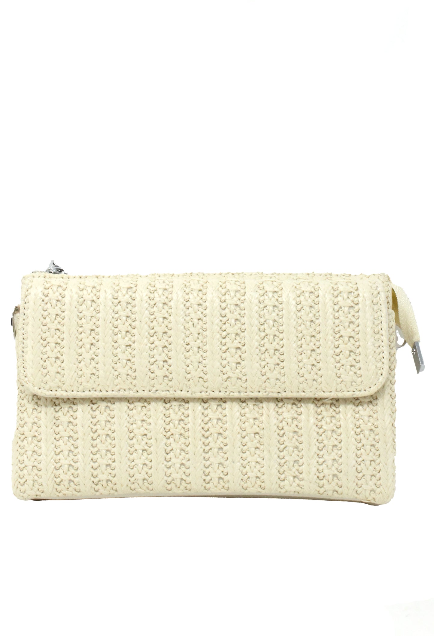 Straw Striped Mini Crossbody Bag