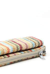 Straw Striped Mini Crossbody Bag