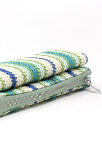 Straw Striped Mini Crossbody Bag