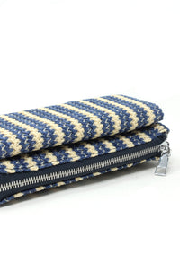 Straw Striped Mini Crossbody Bag