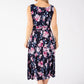 Floral Sleeveless Midi Dress