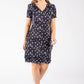 Floral Print Tiered Plisse Dress