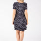 Floral Print Tiered Plisse Dress