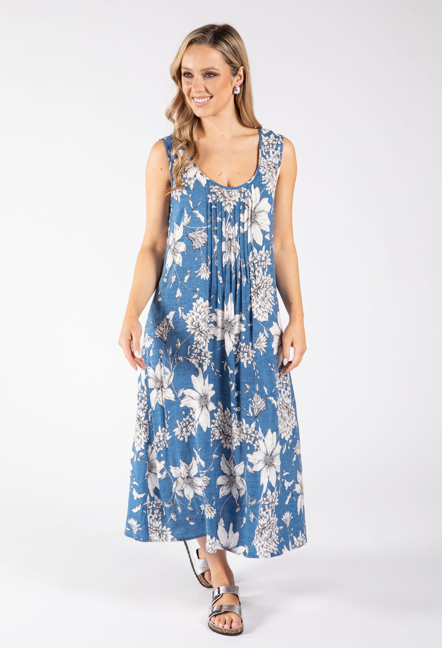 Floral Print Maxi Dress
