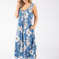 Floral Print Maxi Dress