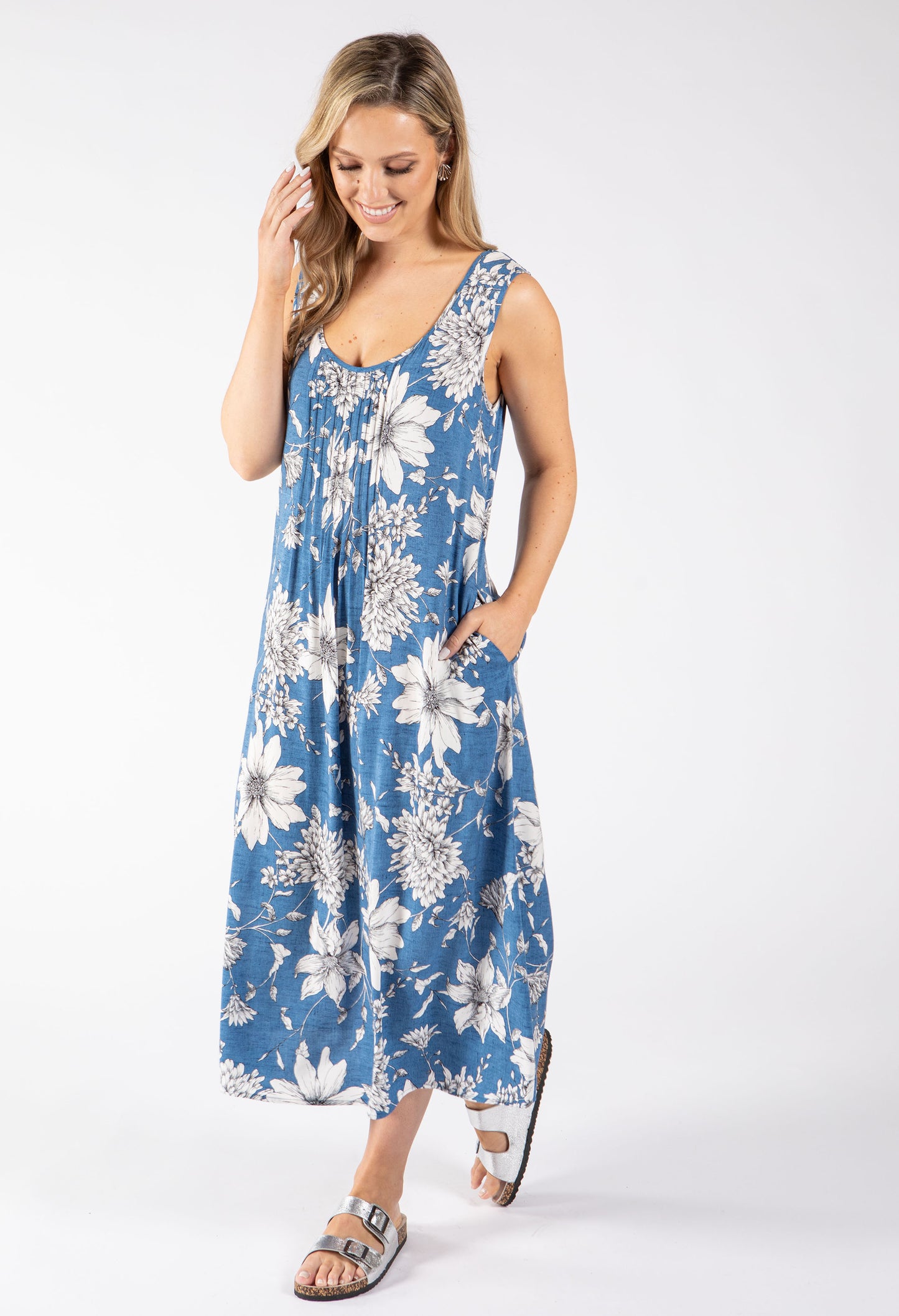 Floral Print Maxi Dress