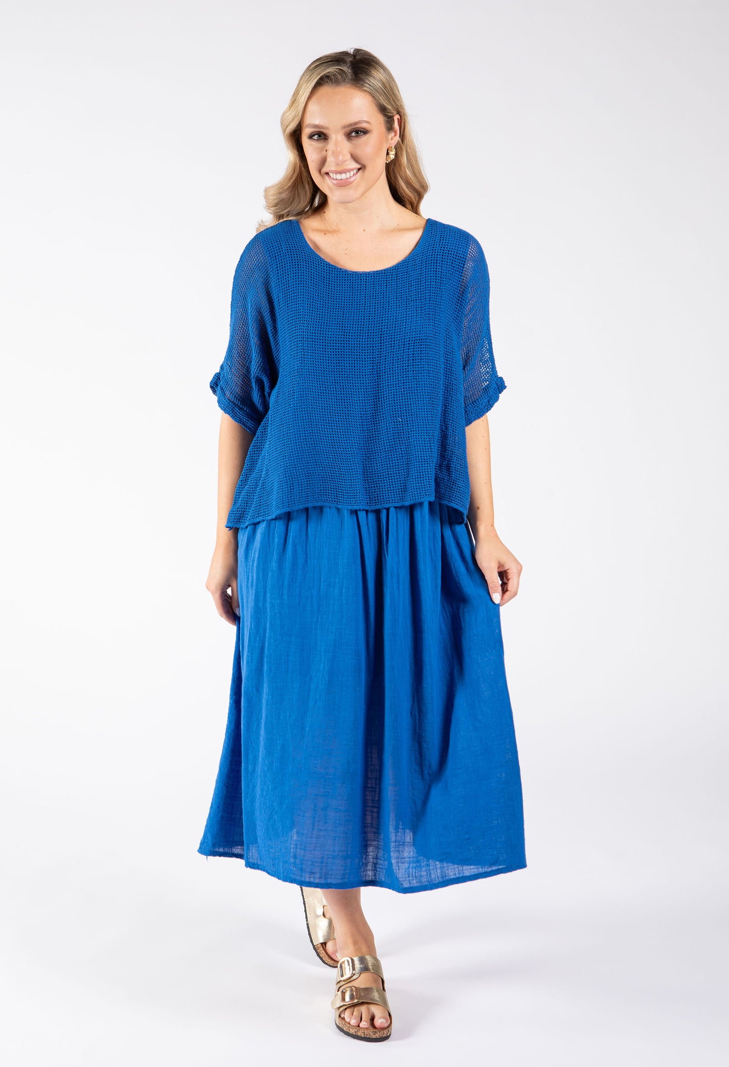 2 in 1 Summer Midi Dress