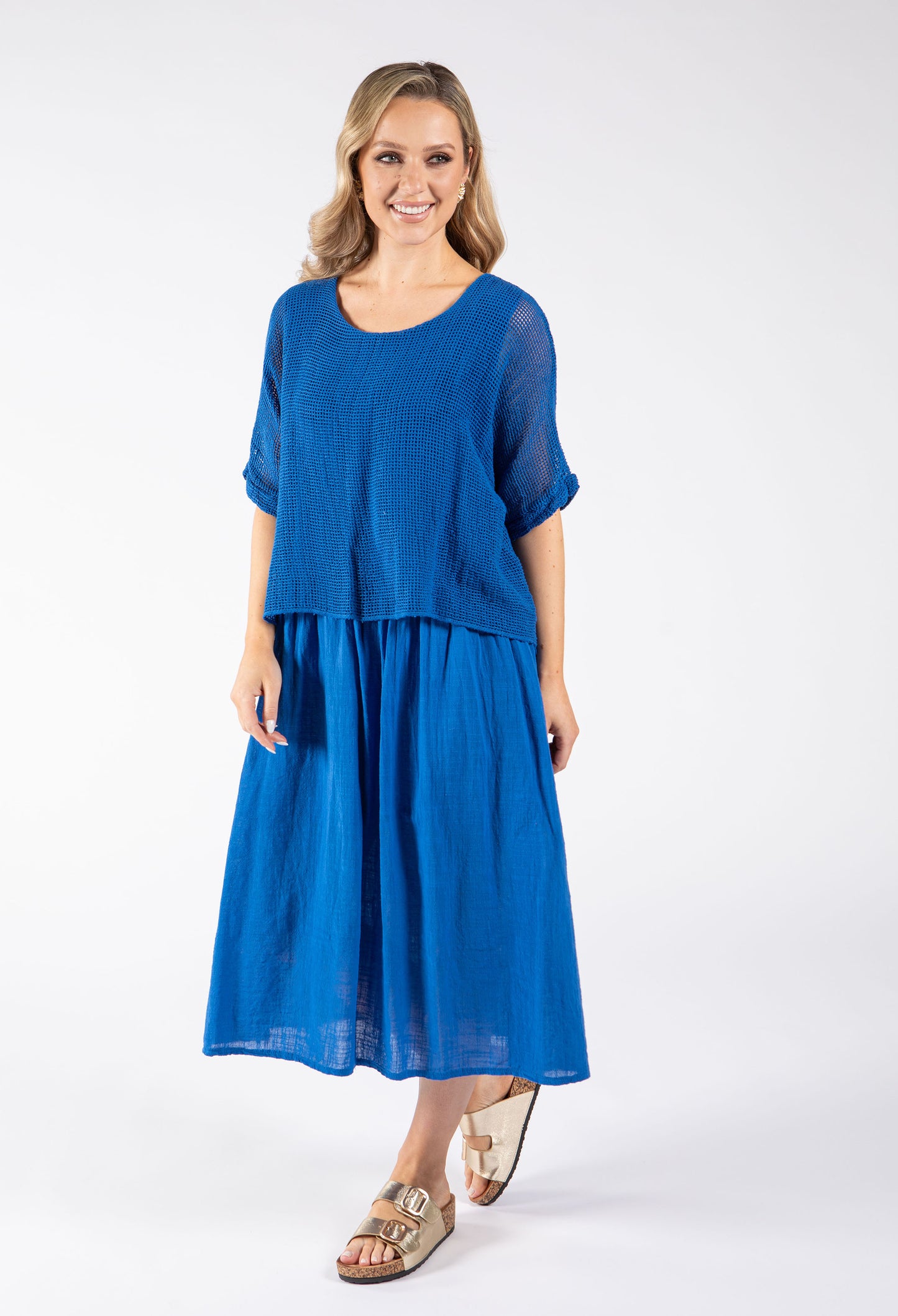 2 in 1 Summer Midi Dress