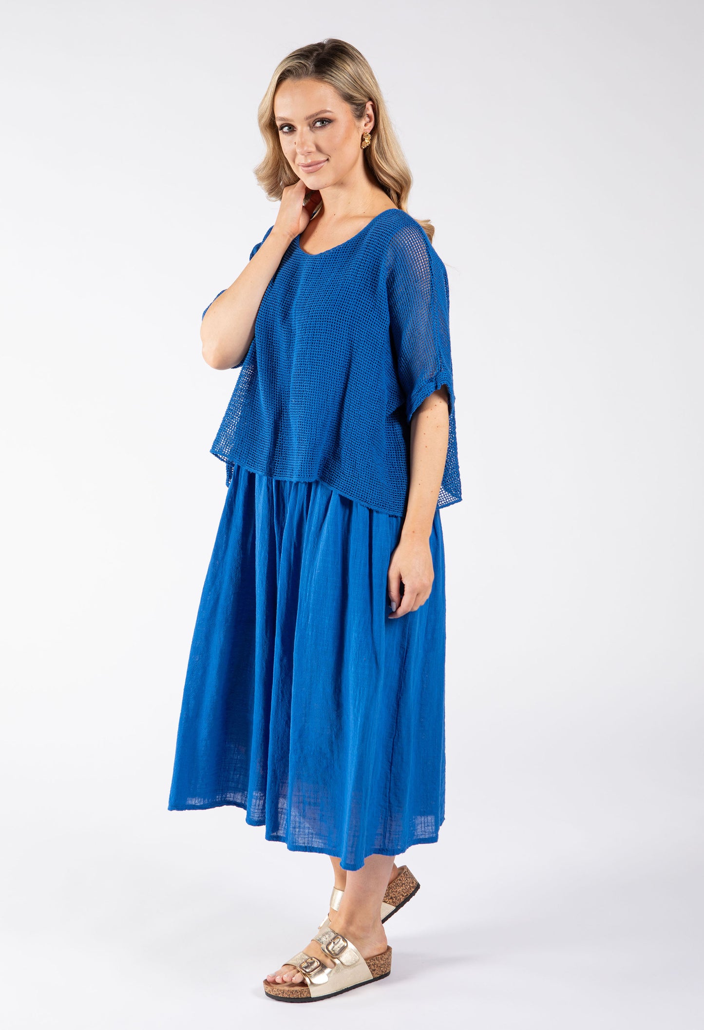 2 in 1 Summer Midi Dress