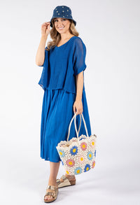 2 in 1 Summer Midi Dress