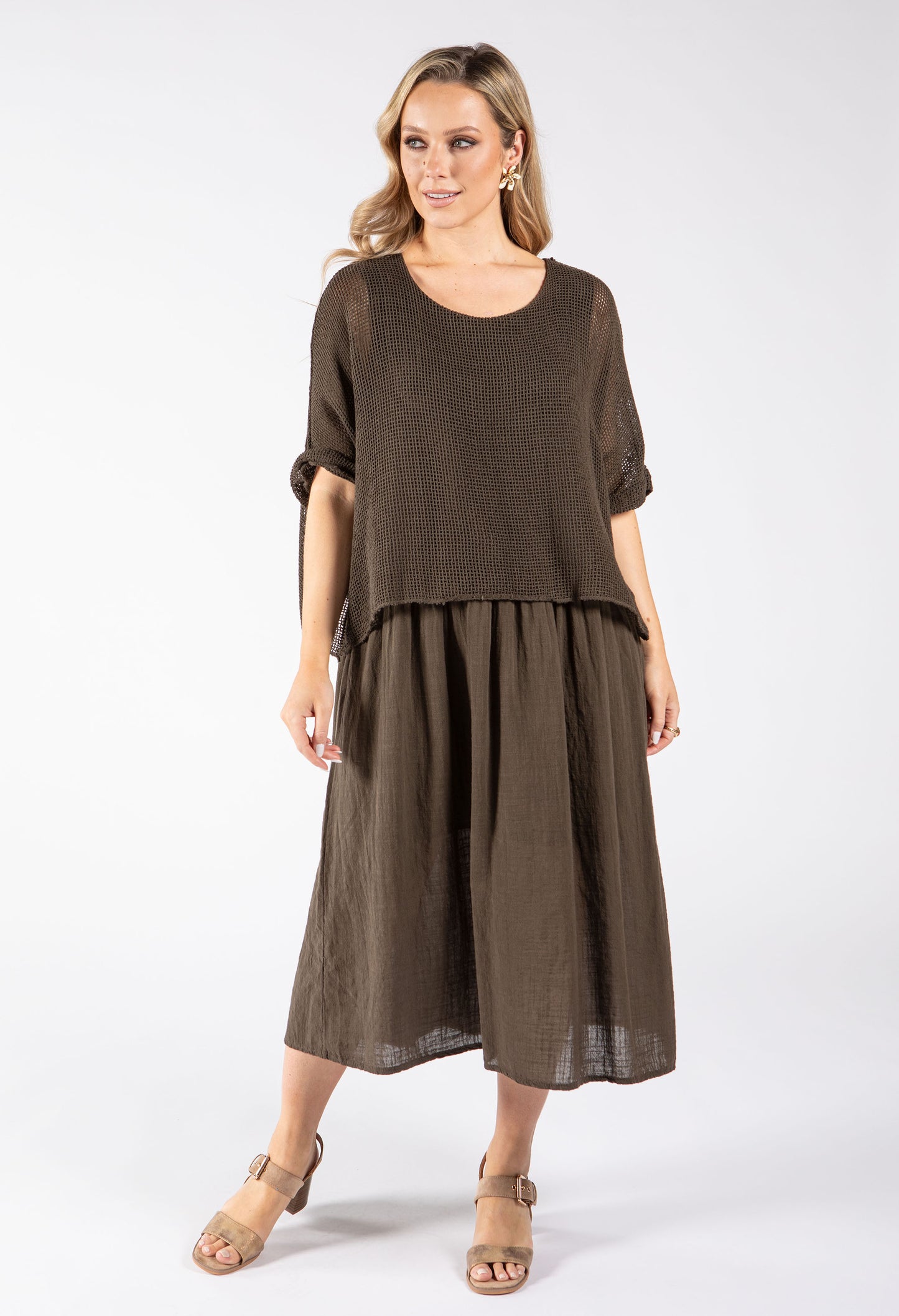2 in 1 Summer Midi Dress