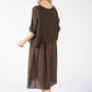 2 in 1 Summer Midi Dress